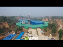 移動式回転炉 干し焼いたレンガのためのレンガプラントマシン